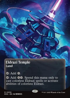 Eldrazi Temple Edge of Eternities Poster Stellar Sights